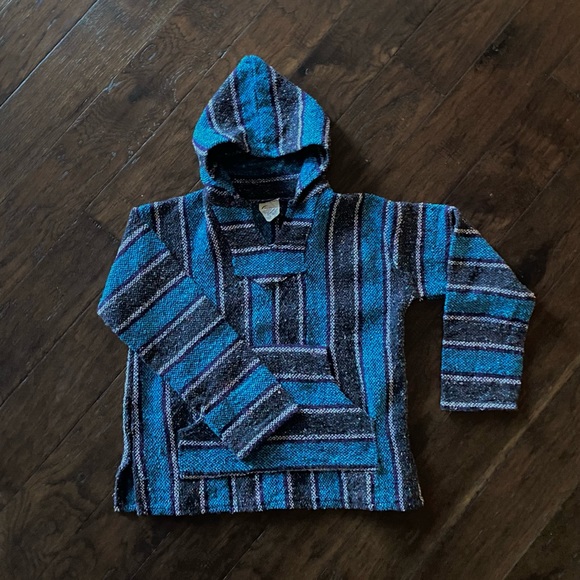 Vintage Baja Drug Rug Hoodie (SIZE SMALL) AUTHENTIC - Picture 2 of 5